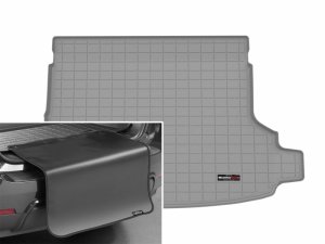 Subaru Forester Hybrid Cargo Liner with Bumper Protector - WeatherTech - Grey - `25-`26 Subaru Forester Hybrid Cargo Liner with Bumper Protector - WeatherTech - Grey - `25-`26