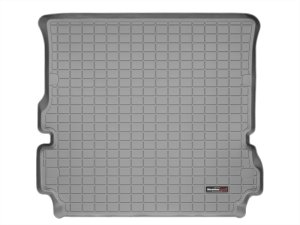 Land Rover LR3 Cargo Liner - Cargo Area (Behind 2nd Row) - WeatherTech - Custom-Fit TPO, Raised Lip, Textured Finish - Grey - `05-`09