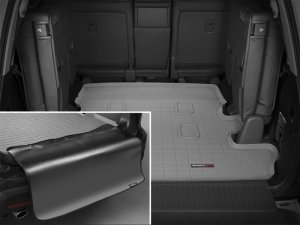 Lexus LX570 Cargo Liner - WeatherTech - with Bumper Protector - Grey - `08-`15
