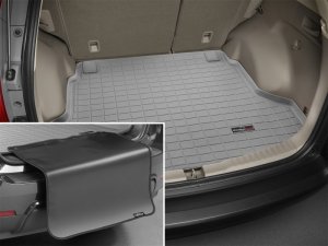 Honda CR-V Cargo Liner - Rear - WeatherTech - With Bumper Protector - Grey - `12-`27 Honda CR-V Cargo Liner - Rear - WeatherTech - With Bumper Protector - Grey - `12-`27