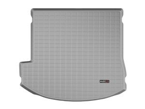 Hyundai Santa Fe Cargo Liner - Behind 2nd Seat - WeatherTech - Raised Lip - Grey - `13-`27