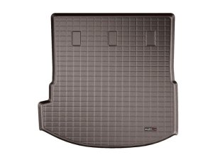 Buick Enclave Cargo Liner - Behind 2nd Row Seating - WeatherTech - Raised Lip, Textured Finish - Cocoa - `18-`27 Buick Enclave Cargo Liner - Behind 2nd Row Seating - WeatherTech - Raised Lip, Textured Finish - Cocoa - `18-`27