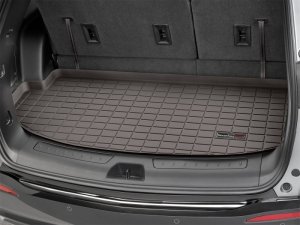 Buick Enclave Cargo Liner - Cargo Area - WeatherTech - Raised Lip + Textured Finish - Cocoa - `18-`27 Buick Enclave Cargo Liner - Cargo Area - WeatherTech - Raised Lip + Textured Finish - Cocoa - `18-`27