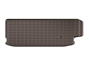 Subaru Ascent Cargo Liner - Behind 3rd Row Seating - WeatherTech - Raised Lip - Cocoa - `19-`27