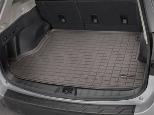 Subaru Forester Cargo Liner - Behind 2nd Row Seating - WeatherTech - Raised Lip, Textured Finish - Cocoa - `19-`27