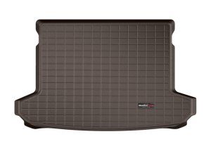 Hyundai Tucson Cargo Liner - Behind 2nd Row Seating - WeatherTech - Raised Lip, Textured Finish - Cocoa - `19-`27