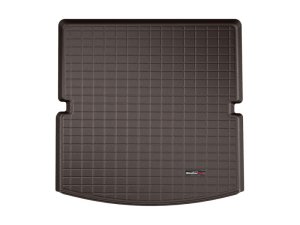Cadillac XT6 Cargo Liner - Behind 2nd Row Seating - WeatherTech - Raised Lip - Cocoa - `20-`27