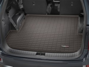Hyundai Palisade FloorLiner - Rear - WeatherTech - Cocoa - `20-`27