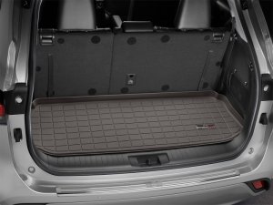 Toyota Highlander Cargo Liner - WeatherTech - Raised Lip - Cocoa - `20-`27 Toyota Highlander Cargo Liner - WeatherTech - Raised Lip - Cocoa - `20-`27