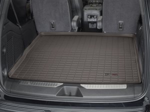 GMC Yukon Cargo Liner - Behind 2nd Row Seating - WeatherTech - Cocoa - `21-`27