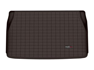 Kia Carnival Cargo Liner - Cargo Area - WeatherTech - Raised Lip, Textured Finish - Cocoa - `22-`27