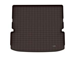 Nissan Pathfinder Cargo Liners - Behind 2nd Row Seating - WeatherTech - Raised Lip - Cocoa - `22-`27 Nissan Pathfinder Cargo Liners - Behind 2nd Row Seating - WeatherTech - Raised Lip - Cocoa - `22-`27