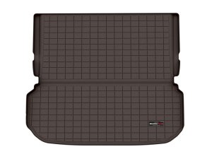 Infiniti QX60 Cargo Liner - Behind 2nd Row Seating - WeatherTech - Raised Lip - Cocoa - `22-`27