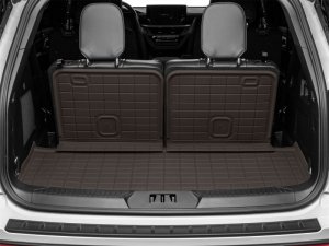 Ford Explorer Seatback Cargo Liner - Rear - WeatherTech - HP - Cocoa - `20-`23
