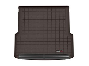 BMW i4 Cargo Liner - Cargo Area (Behind 2nd Row) - WeatherTech - With Bumper Protector - Cocoa - `22-`27