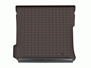 Mercedes-Benz EQS SUV Cargo Liner - WeatherTech - w/Bumper Protector - Cocoa - `23-`27 Mercedes-Benz EQS SUV Cargo Liner - WeatherTech - w/Bumper Protector - Cocoa - `23-`27