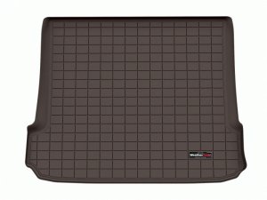 Mercedes-Benz EQE Cargo Liner - Behind 2nd Row Seating - WeatherTech - Raised Lip - Cocoa - 2023+