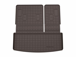 Cadillac Escalade Cargo Liner - Behind 3rd Row Seating - WeatherTech - SeatBack Cargo Liner HP - Cocoa - `21-`26 Cadillac Escalade Cargo Liner - Behind 3rd Row Seating - WeatherTech - SeatBack Cargo Liner HP - Cocoa - `21-`26