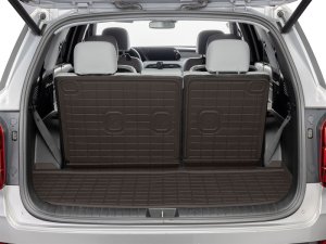 Hyundai Palisade Cargo Liners - Behind 2nd Row Seating - WeatherTech - SeatBack Cargo Liner HP - Cocoa - `20-`25