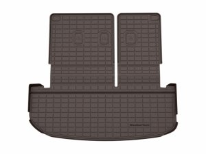 Hyundai Palisade Cargo Liners - Behind 2nd Row Seating - WeatherTech - SeatBack Cargo Liner HP - Cocoa - `20-`25