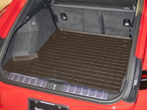 Porsche Panamera Cargo Floor Liner - Behind 2nd Row - WeatherTech - Cocoa - `24-`26