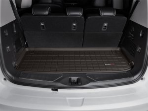 Infiniti QX80 Cargo Liner - Behind 2nd Row - WeatherTech - Cocoa - `25-`26