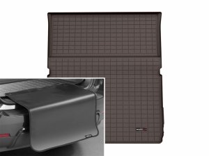 Ford Expedition Max Cargo Liner w/ Bumper Protector - WeatherTech - Cocoa - `25-`26