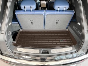 Cadillac Vistiq Cargo Liners - Behind 2nd Row - WeatherTech - Cocoa - 2026+