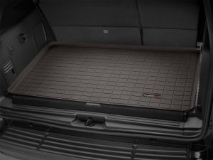 Ford Expedition EL Cargo Liner - WeatherTech - Behind 3rd Row Seating, Textured Finish - Cocoa - `07-`14