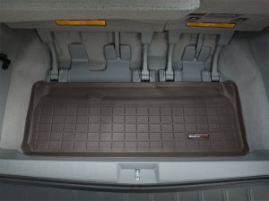 Toyota Sienna Cargo Liners - Behind 3rd Row Seating - WeatherTech - Cocoa - `11-`27