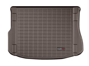 Land Rover Range Rover Evoque Cargo Liner - Cargo Area (Behind 2nd Row) - WeatherTech - Trim Required for Optional Rail Cargo System - Cocoa - `12-`27
