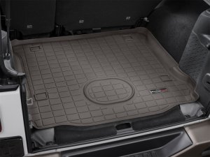 Jeep Wrangler Unlimited Cargo Liner - Behind 2nd Row Seating - WeatherTech - Cocoa - `15-`16