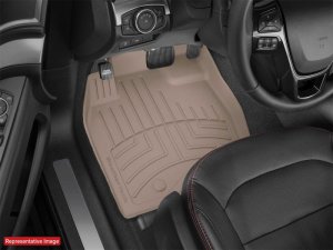 Ford F-150 Floor Mat Set - Front - WeatherTech - FloorLiner HP - Black - `05-`08
