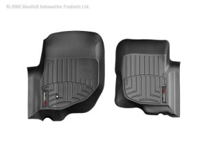Dodge Durango FloorLiner - Front - WeatherTech - DigitalFit - Black - `04-`10