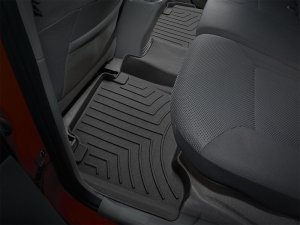 Toyota Tacoma Floor Mat - Rear - WeatherTech - FloorLiner HP - Black - `12-`15
