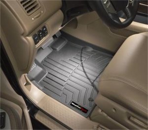 Honda Pilot FloorLiner - Front - WeatherTech - DigitalFit - Black - `06-`08