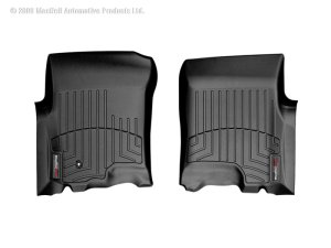 Ford Expedition FloorLiner - Front - WeatherTech - DigitalFit - Black - `97-`02