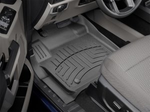 Ford F-350 Floor Mat Set - Front - WeatherTech - FloorLiner HP - Black - `17-`27