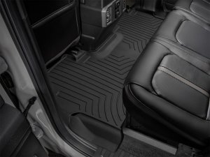 Ford F-450 Floor Mat - Rear - WeatherTech - FloorLiner HP - Black - `17-`27