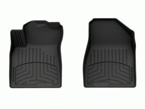 Kia Niro Plug-In Hybrid Floor Mat Set - Front - WeatherTech - FloorLiner HP - Black - `18-`22 Kia Niro Plug-In Hybrid Floor Mat Set - Front - WeatherTech - FloorLiner HP - Black - `18-`22