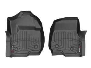 Ford F-350 FloorLiner - Front - WeatherTech - DigitalFit - Black - `17-`27