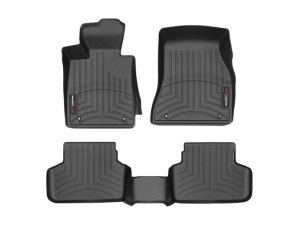 BMW 5 Series Floor Liners - Front + Rear - WeatherTech - FloorLiner DigitalFit - Black - `17-`27 BMW 5 Series Floor Liners - Front + Rear - WeatherTech - FloorLiner DigitalFit - Black - `17-`27
