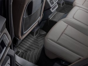 Audi Q5 Floor Mat - Rear - WeatherTech - FloorLiner HP - Black - 2025+