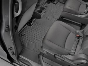 Honda Odyssey Floor Mats - Rear - WeatherTech - FloorLiner DigitalFit - Black - `18-`27