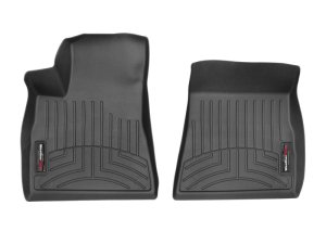 Tesla Model 3 Floor Mat Set - Front - WeatherTech - DigitalFit - Black - `17-`27