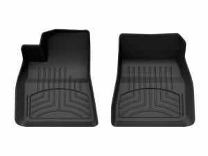 Tesla Model 3 Floor Mats - Front - WeatherTech - FloorLiner HP - Black - `17-`23 Tesla Model 3 Floor Mats - Front - WeatherTech - FloorLiner HP - Black - `17-`23