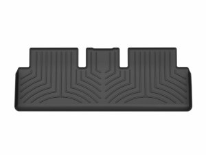 Tesla Model 3 Floor Mat - Rear - WeatherTech - FloorLiner HP - Black - `17-`23 Tesla Model 3 Floor Mat - Rear - WeatherTech - FloorLiner HP - Black - `17-`23