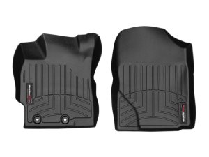 Toyota Yaris Hatchback Floor Mats - Front - WeatherTech - FloorLiner DigitalFit - Black - `12-`18