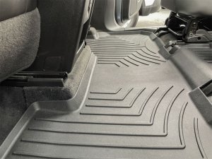 Chevrolet Traverse Floor Mat Set - Rear and Third Row - WeatherTech - FloorLiner HP - Black - `18-`23