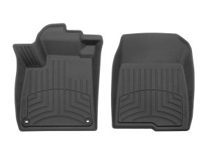 Honda Accord Floor Mat Set - Front - WeatherTech - FloorLiner HP - Black - `18-`27